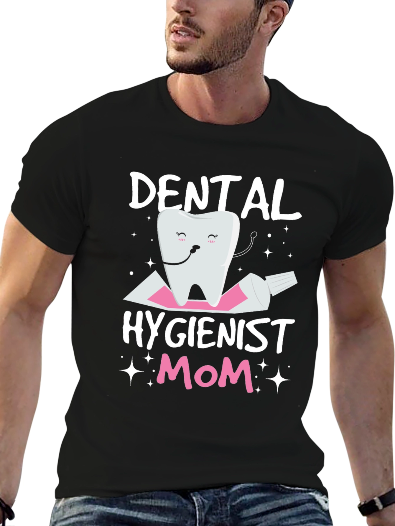 Dental Hygienist Mom T-Shirt Funny Tooth Tee