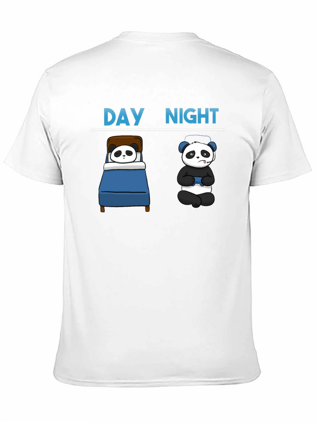 Day & Night Panda Gamer T-Shirt