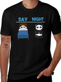 Day & Night Panda Gamer T-Shirt