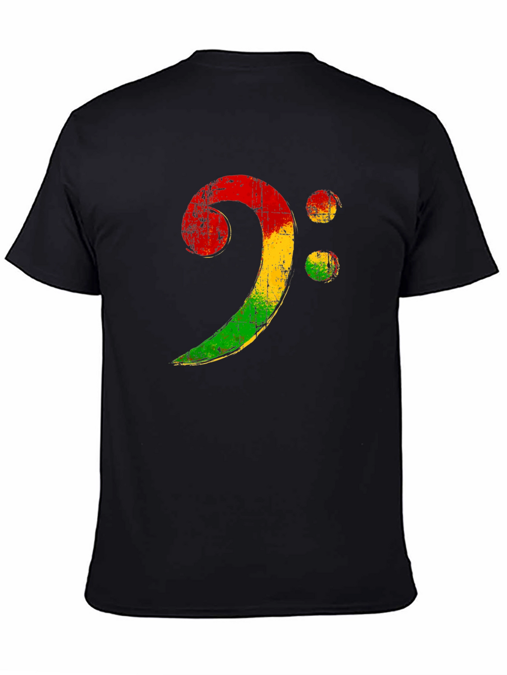 Rasta Bass Clef T-Shirt - Music Reggae Style