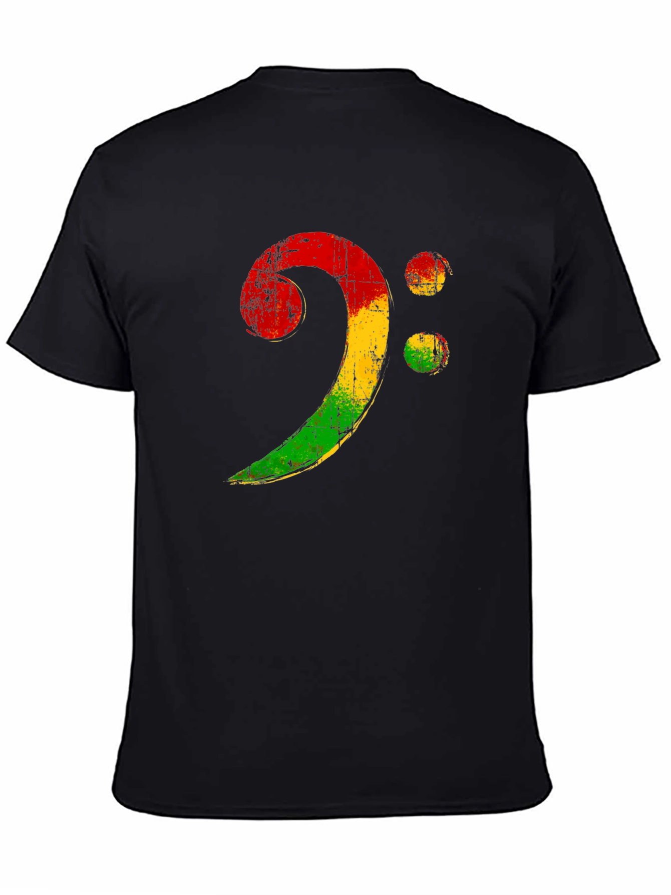 Rasta Bass Clef T-Shirt - Music Reggae Style