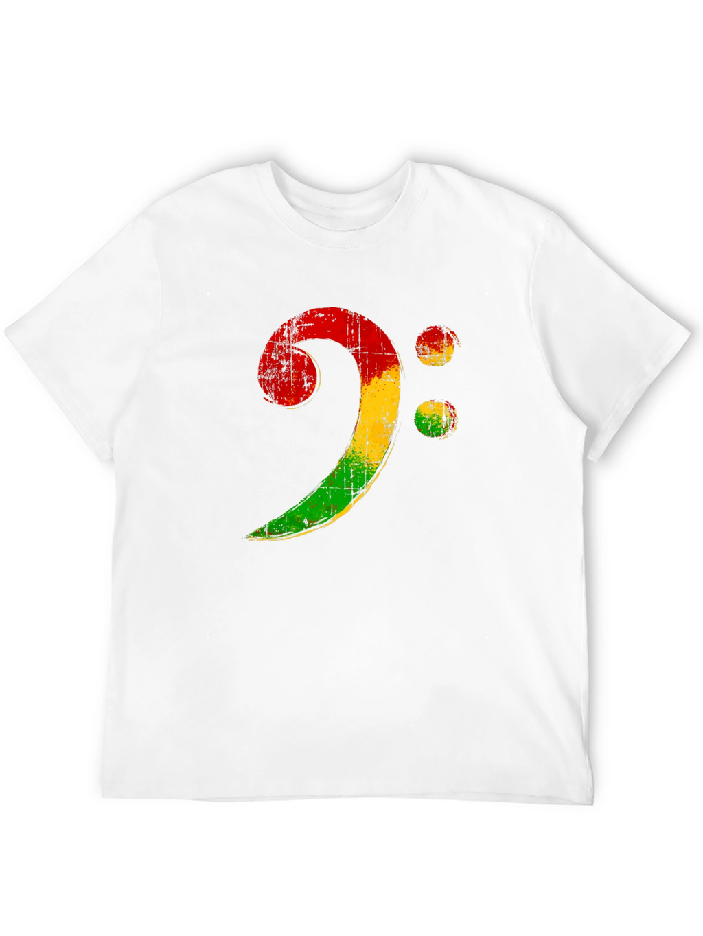 Rasta Bass Clef T-Shirt - Music Reggae Style
