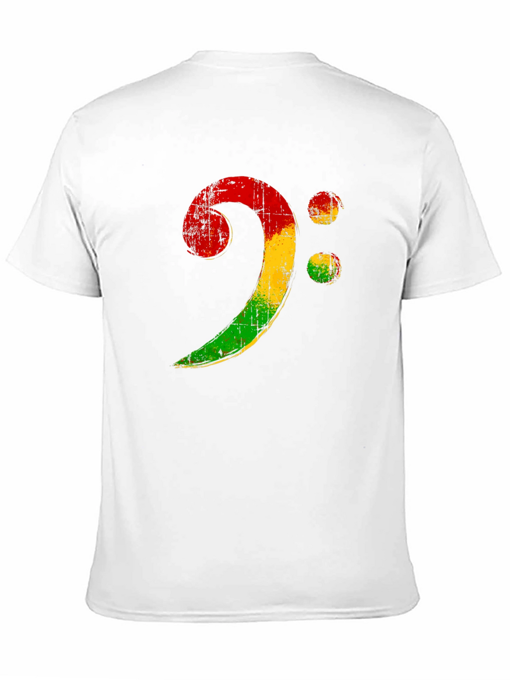 Rasta Bass Clef T-Shirt - Music Reggae Style