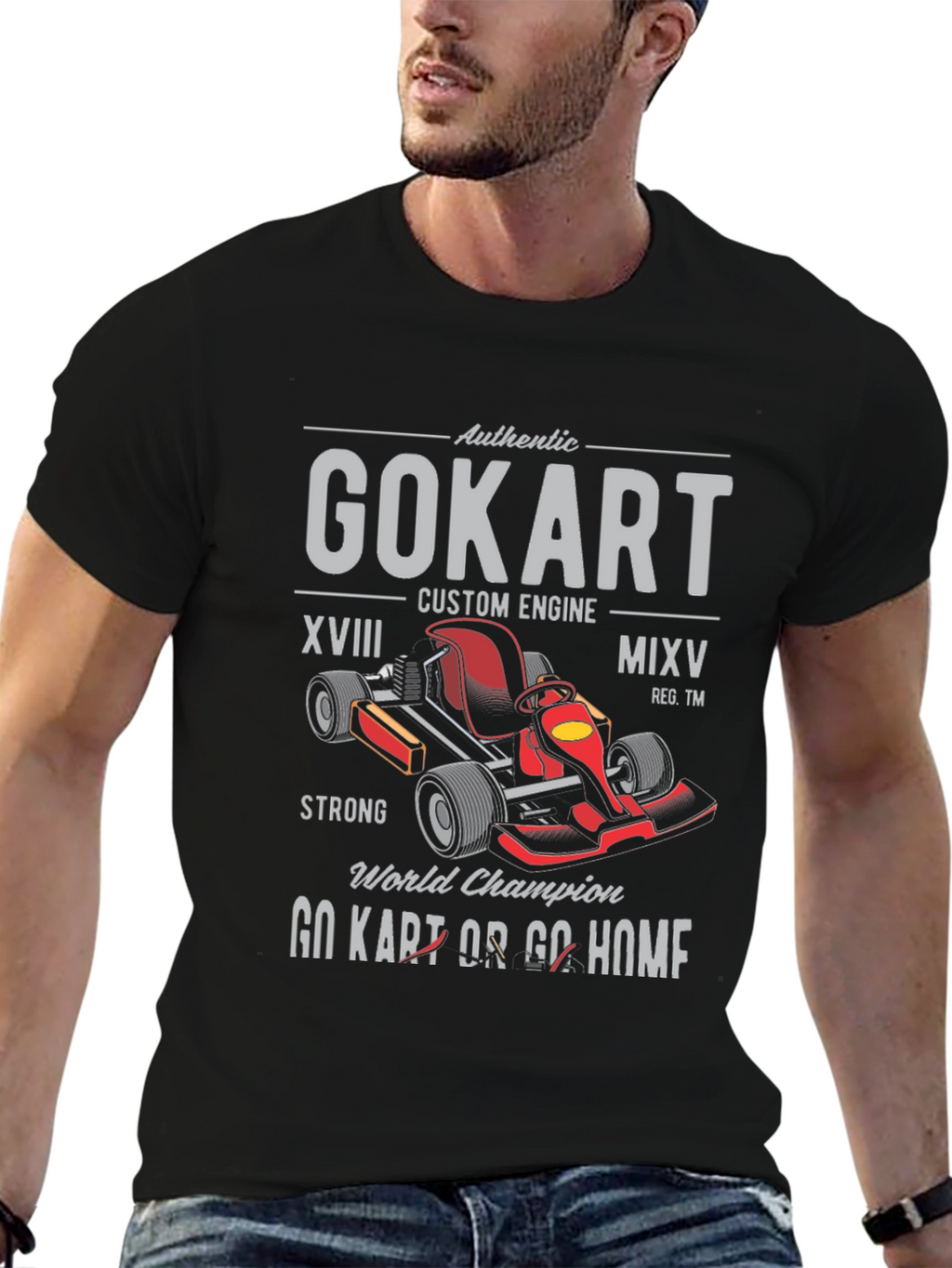 Go Kart Custom Engine T-Shirt