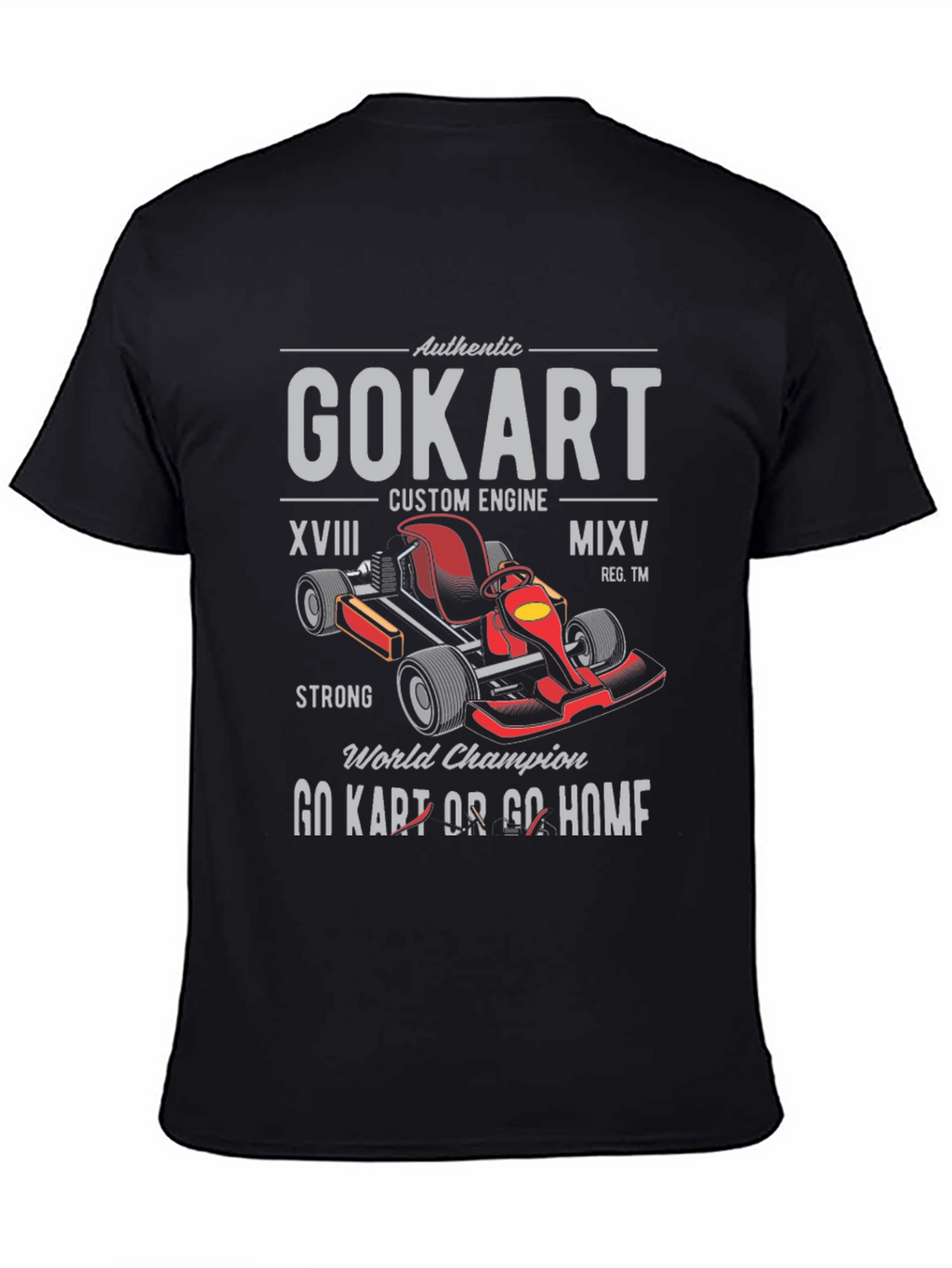 Go Kart Custom Engine T-Shirt