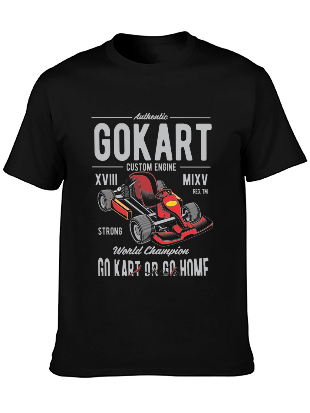 Go Kart Custom Engine T-Shirt