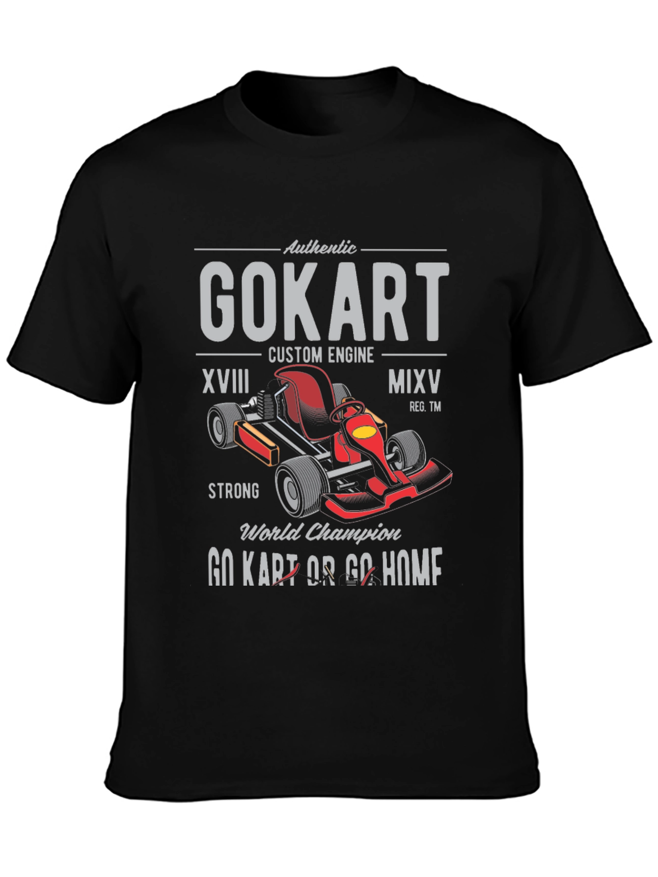 Go Kart Custom Engine T-Shirt