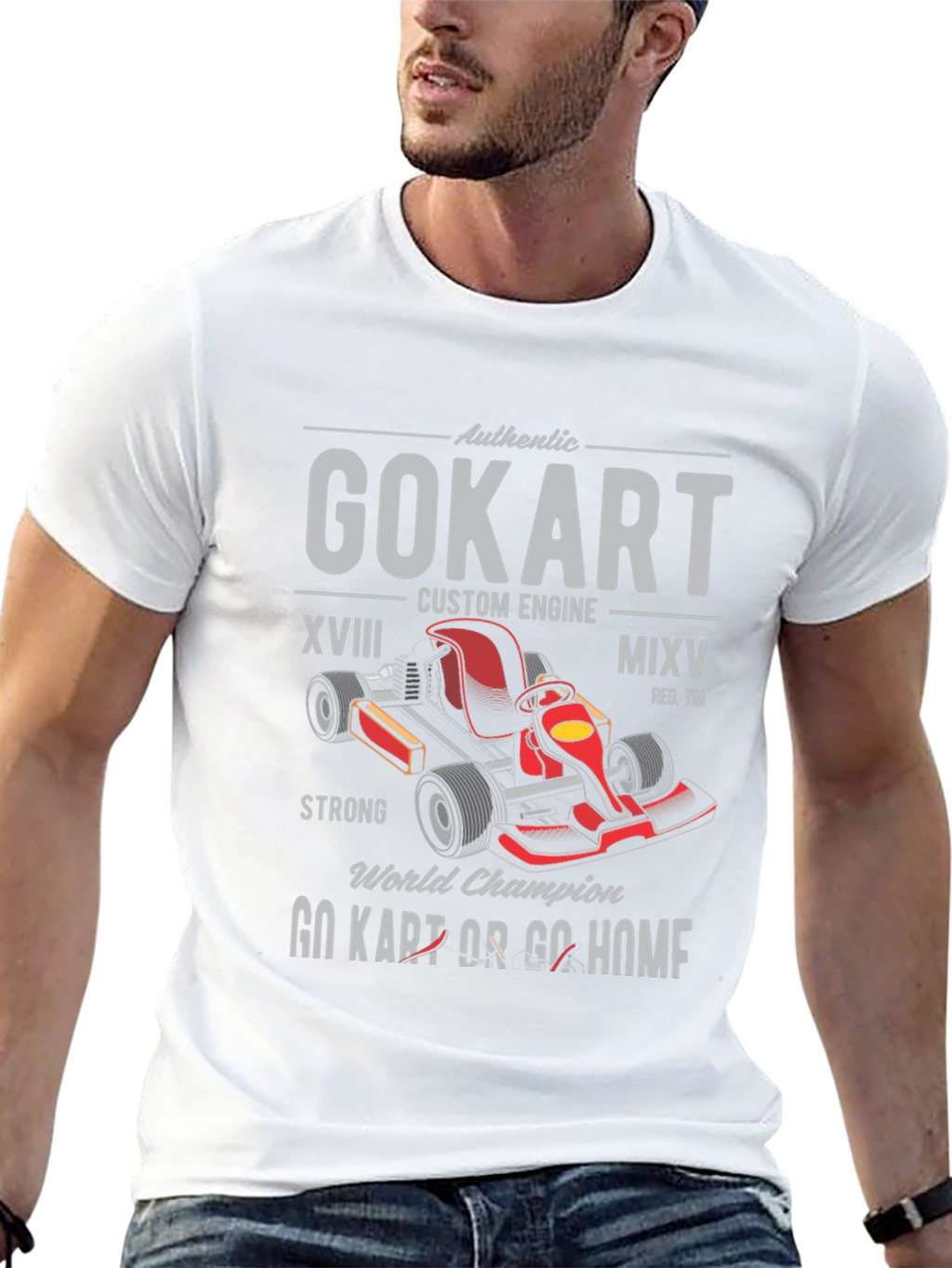 Go Kart Custom Engine T-Shirt