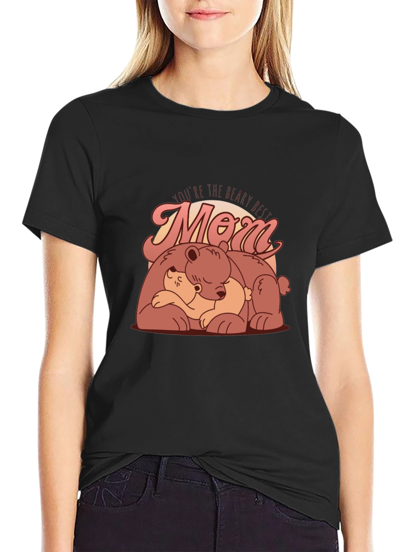 Beary Best Mom T-Shirt Cute Mothers Day Tee