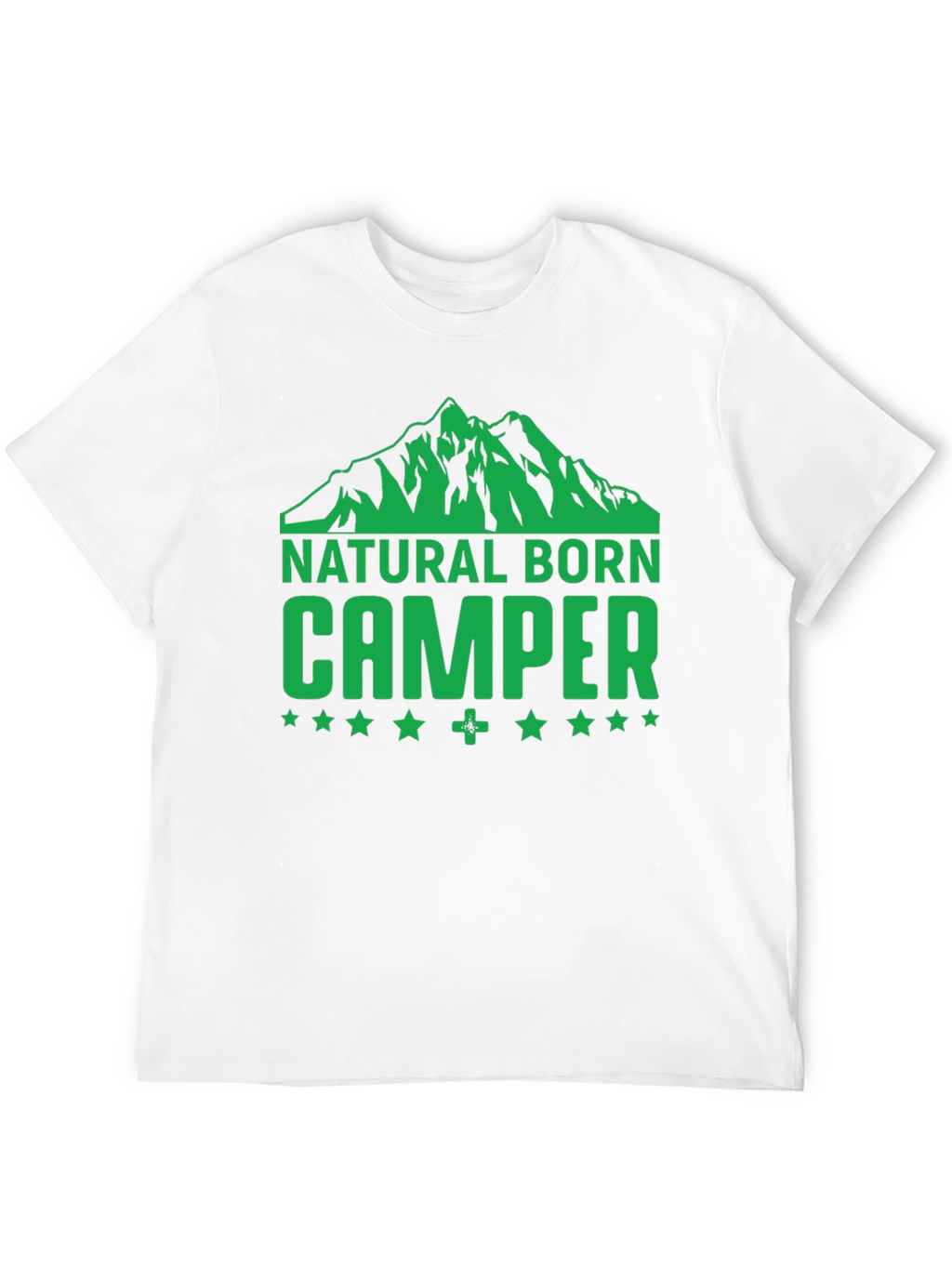 Natural Born Camper Graphic T-Shirt - Black