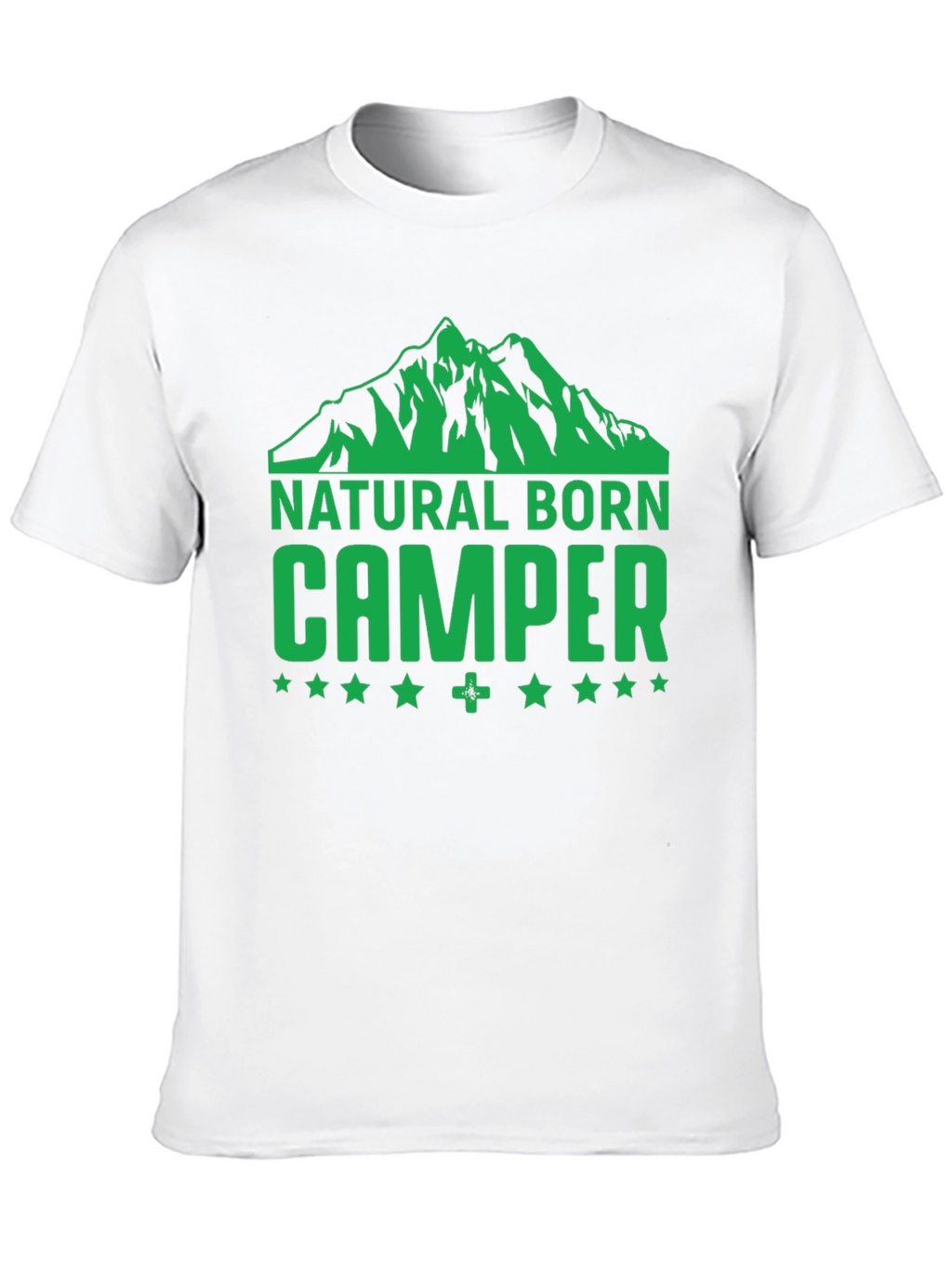 Natural Born Camper Graphic T-Shirt - Black