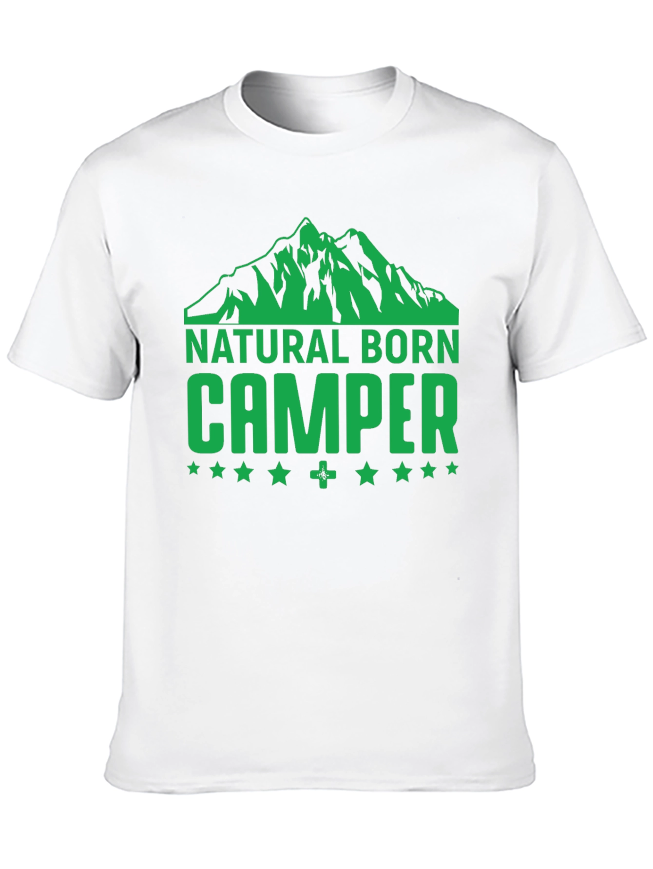 Natural Born Camper Graphic T-Shirt - Black
