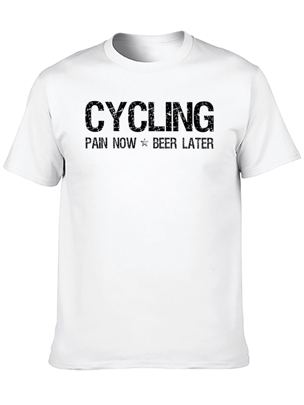 Cycling Pain Now Beer Later Mens T-Shirt