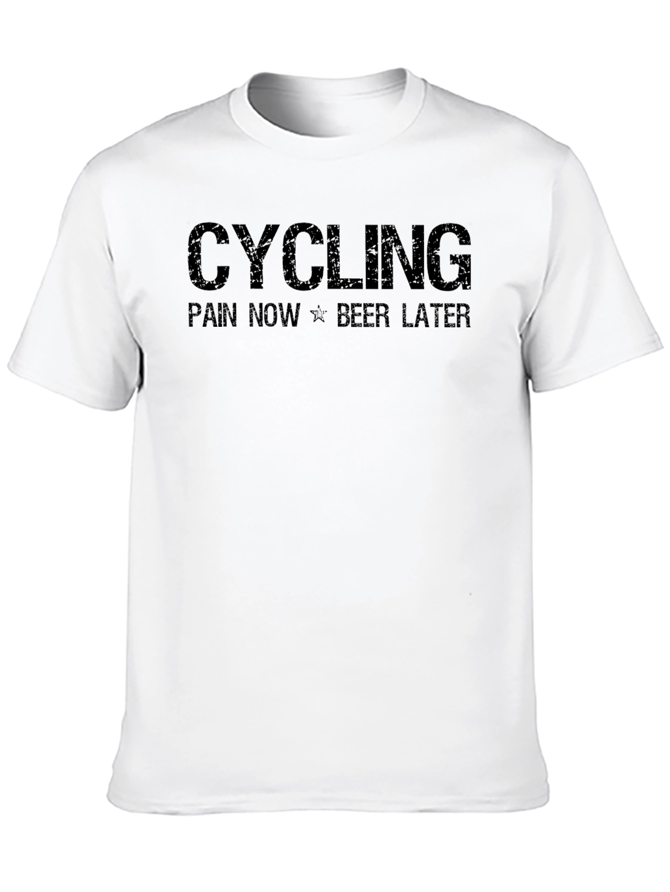 Cycling Pain Now Beer Later Mens T-Shirt