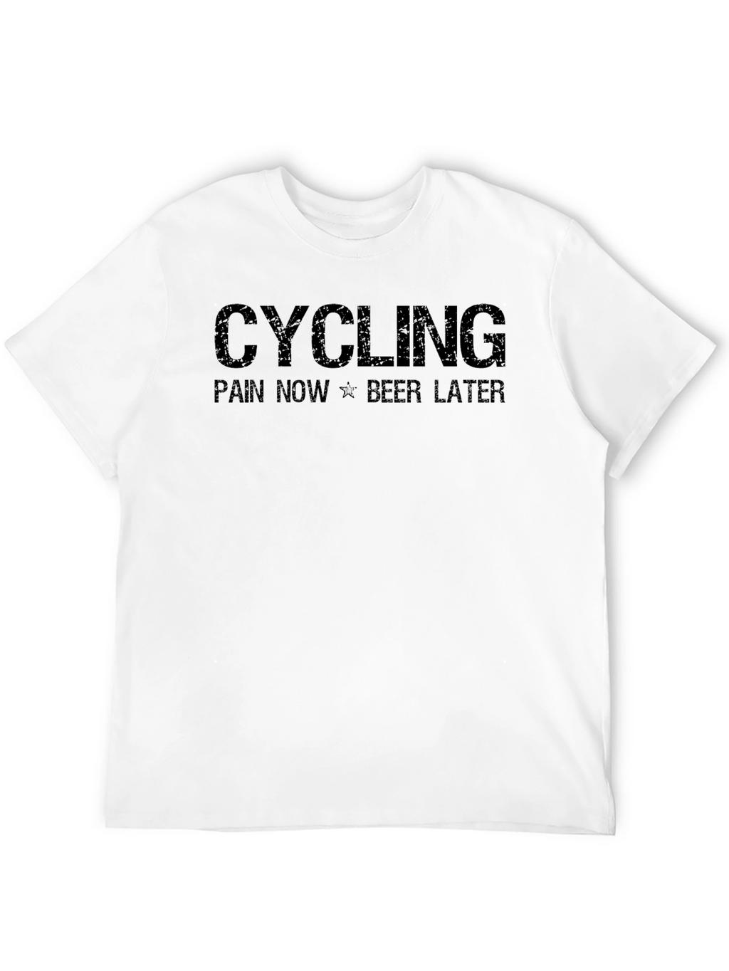 Cycling Pain Now Beer Later Mens T-Shirt