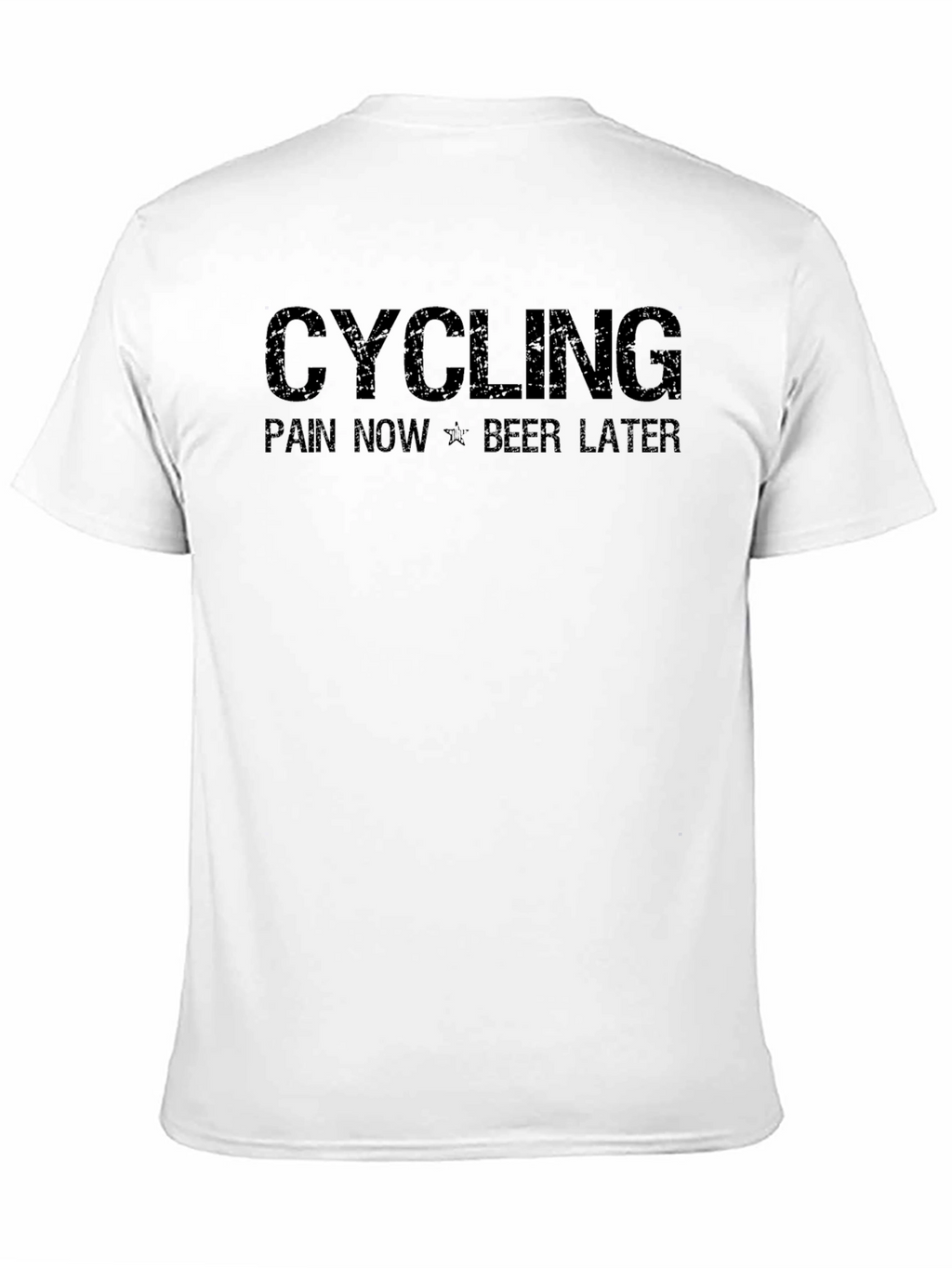 Cycling Pain Now Beer Later Mens T-Shirt