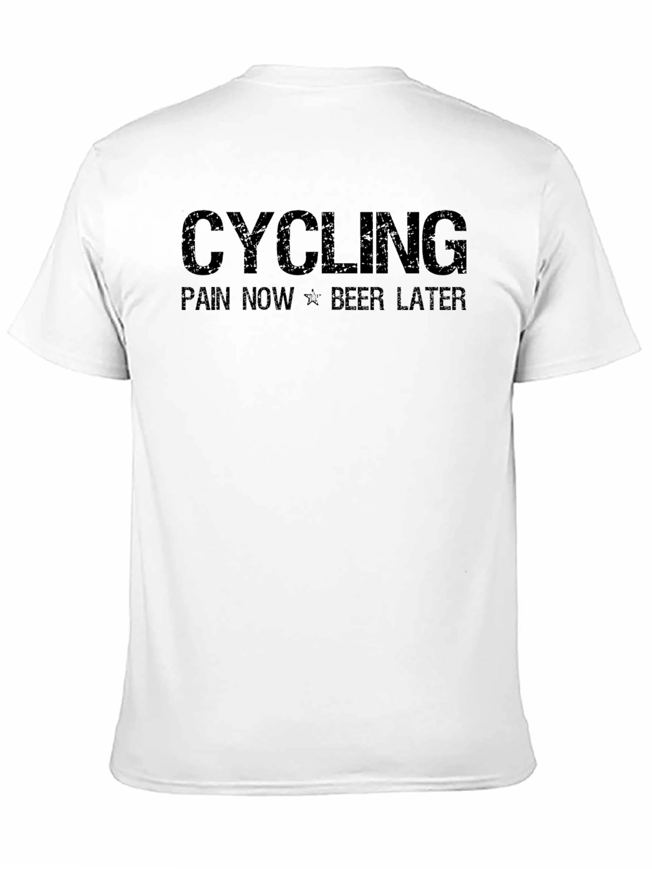 Cycling Pain Now Beer Later Mens T-Shirt
