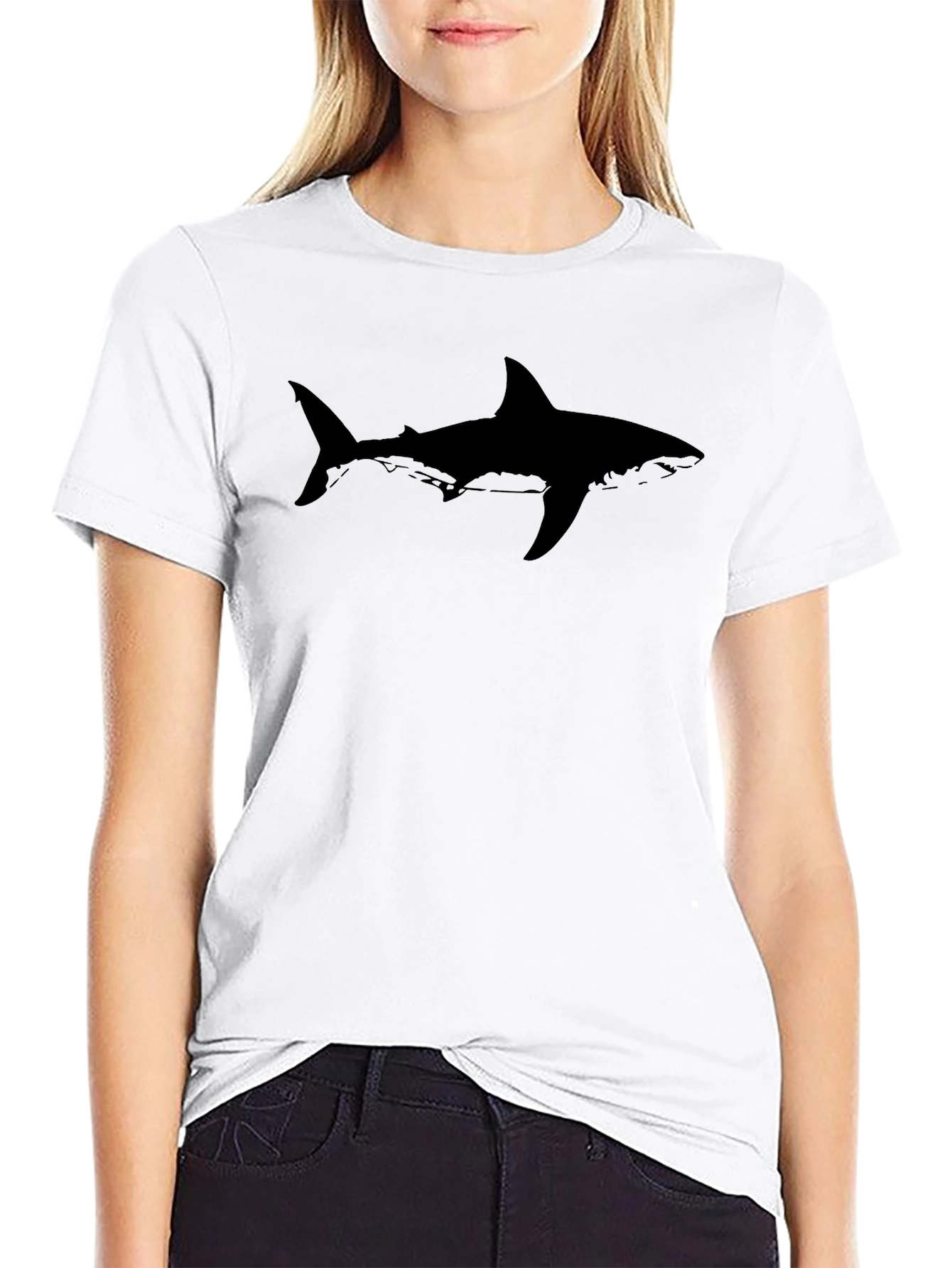 Black Shark Graphic Tee - Mens