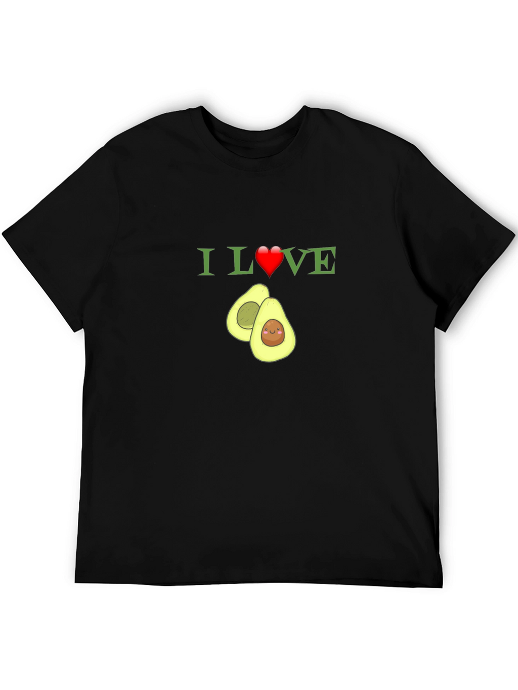 I Heart Avocado T-Shirt Funny Fruit Tee