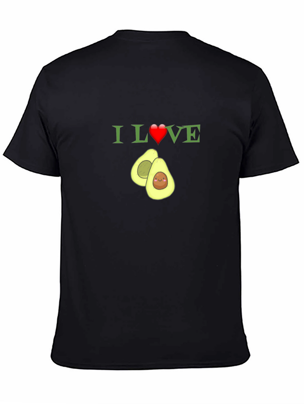I Heart Avocado T-Shirt Funny Fruit Tee
