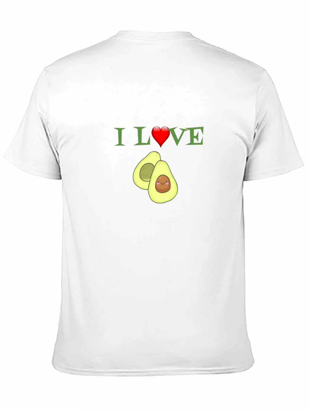 I Heart Avocado T-Shirt Funny Fruit Tee