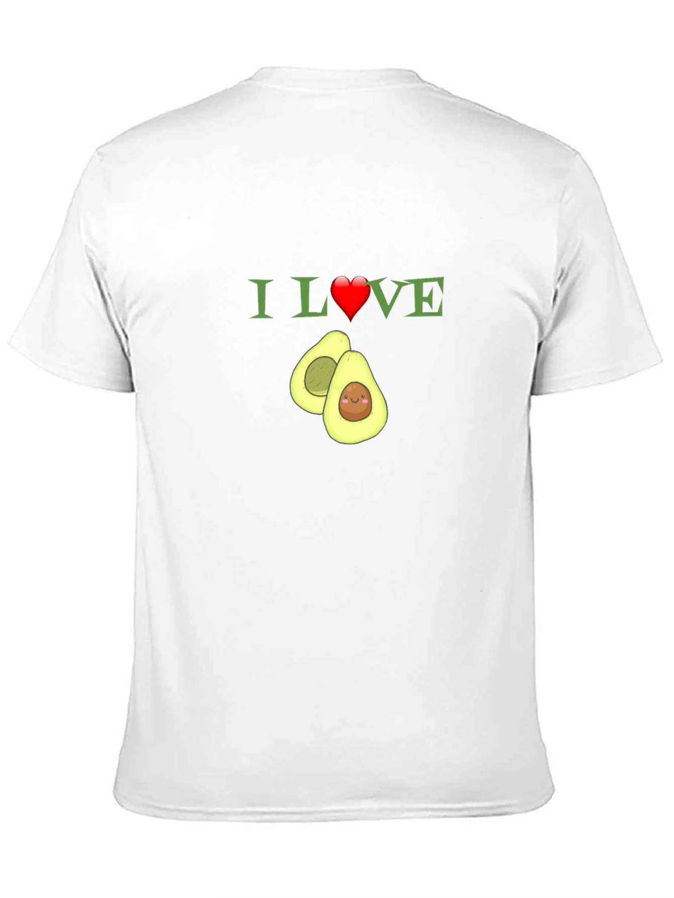 I Heart Avocado T-Shirt Funny Fruit Tee
