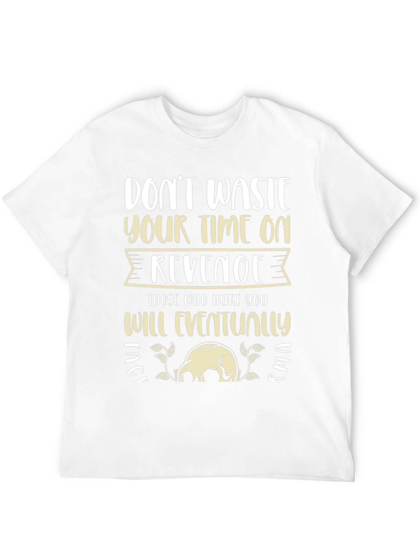 Revenge Slogan Graphic Tee - Relaxed Fit