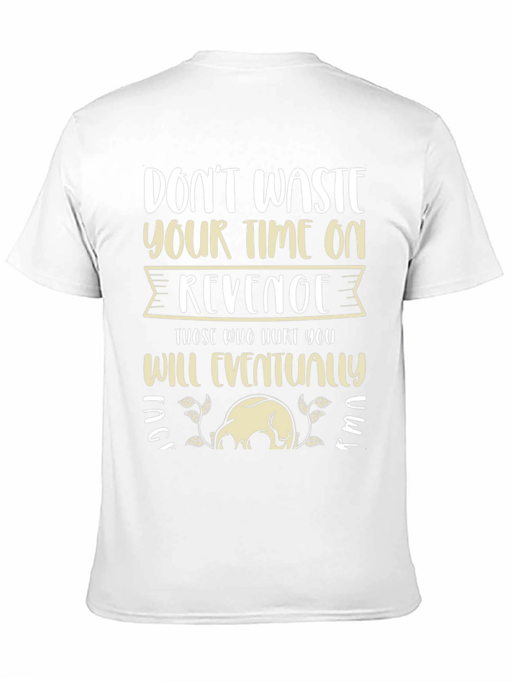 Revenge Slogan Graphic Tee - Relaxed Fit