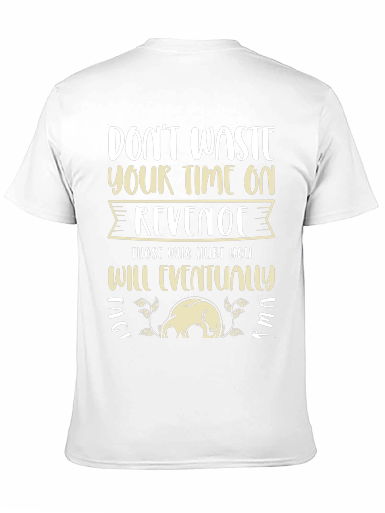 Revenge Slogan Graphic Tee - Relaxed Fit