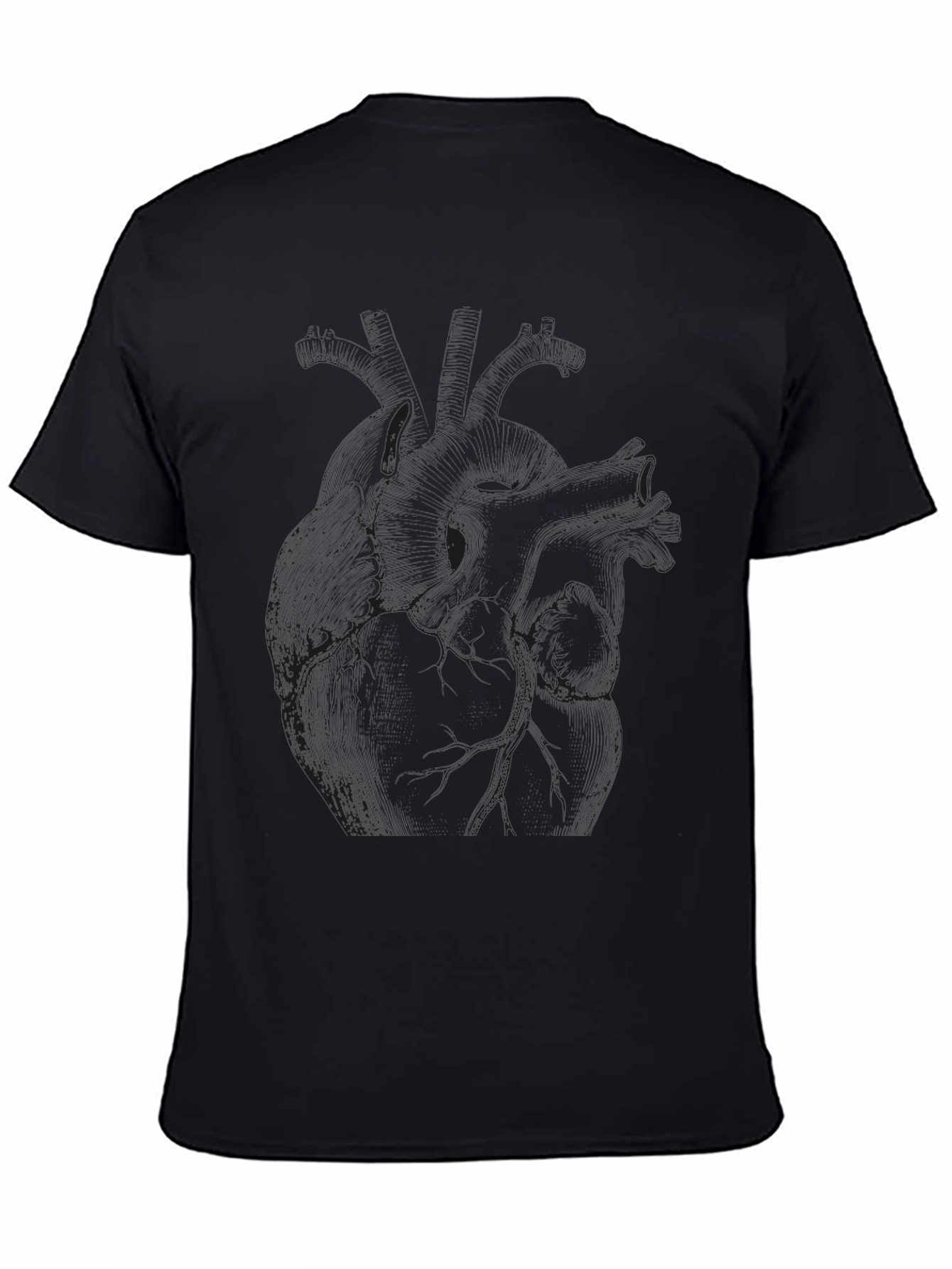 Mens Graphic Print Black T-Shirt