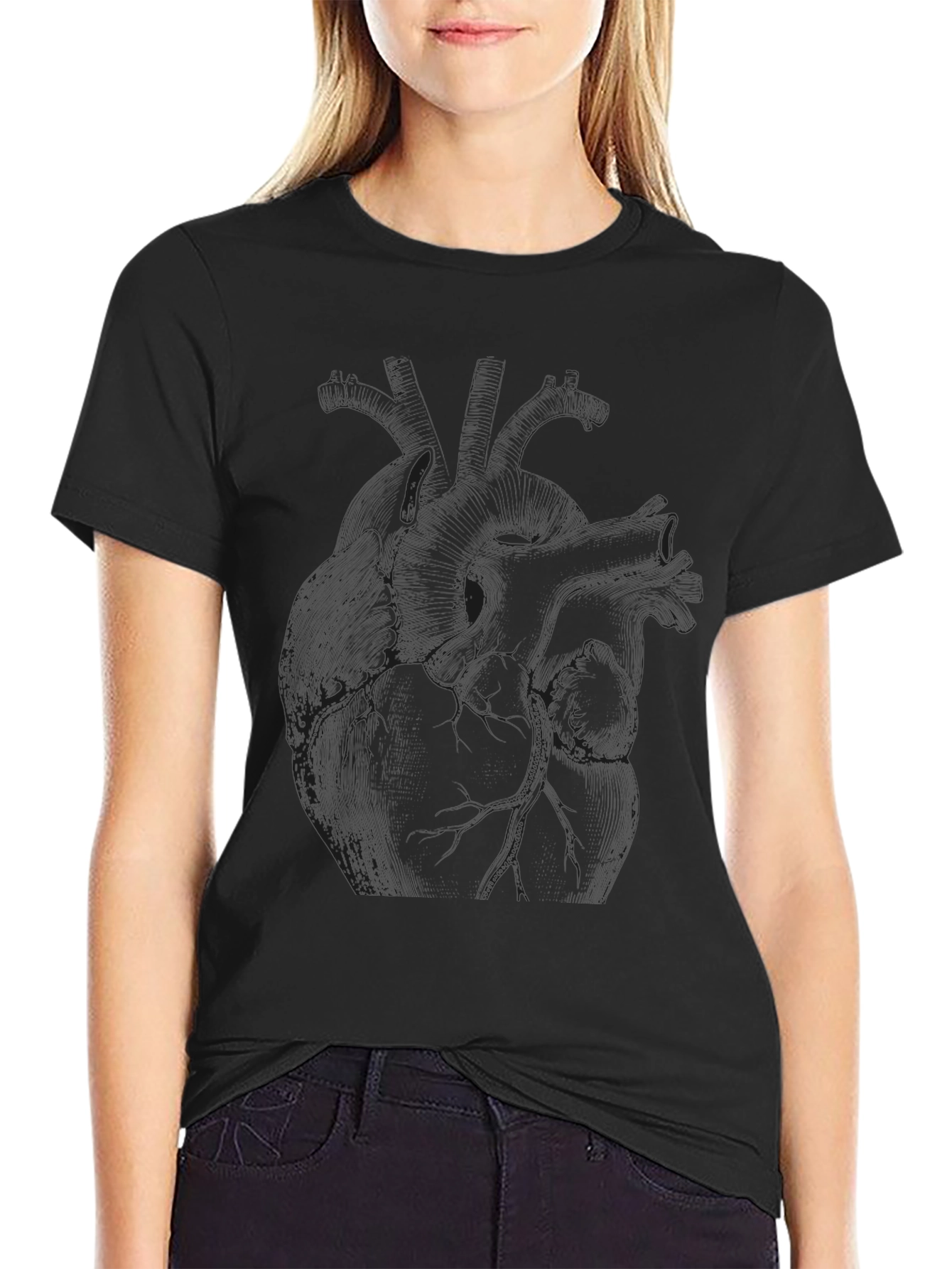 Mens Graphic Print Black T-Shirt