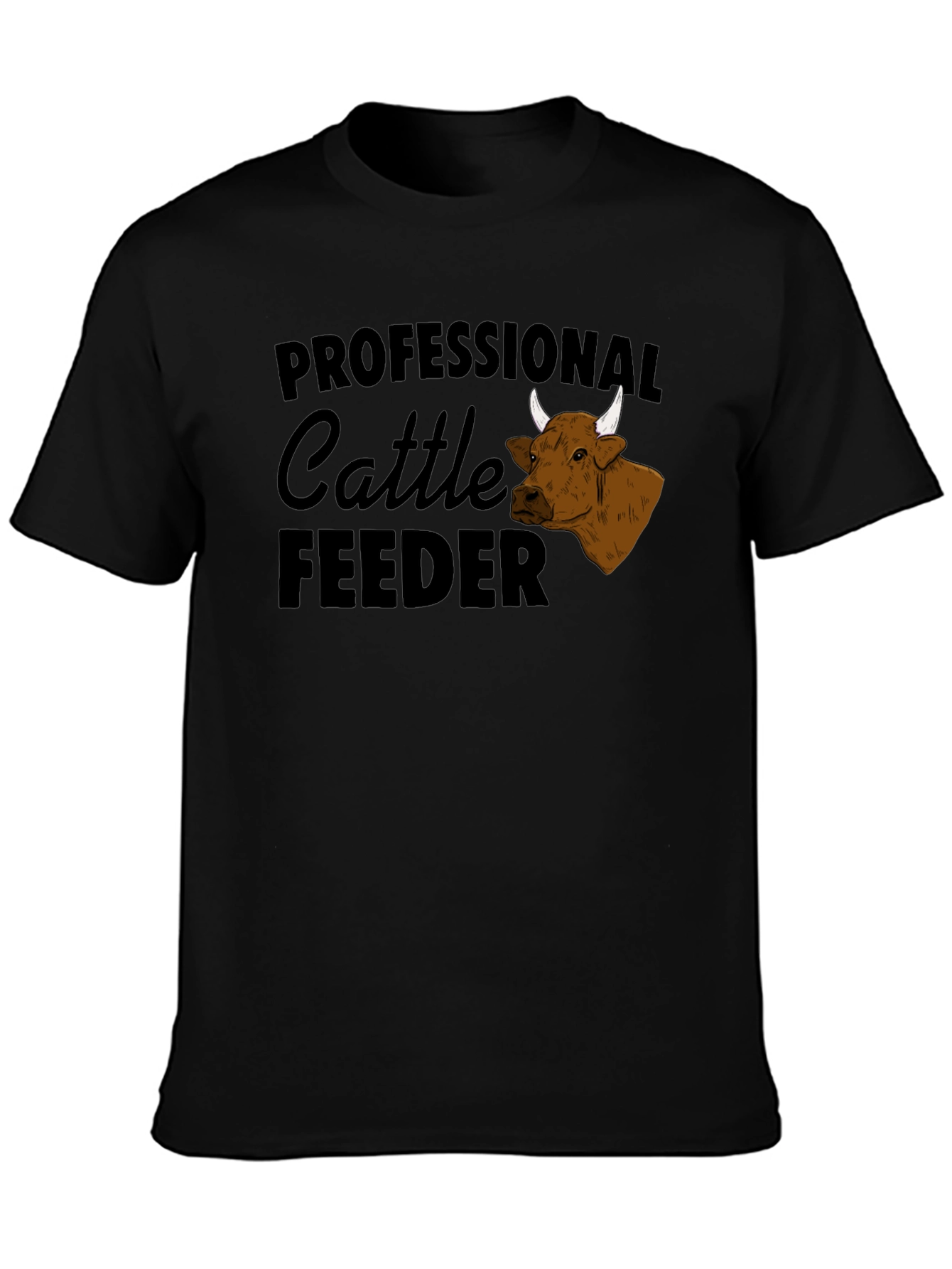 Professional Cattle Feeder Graphic T-Shirt