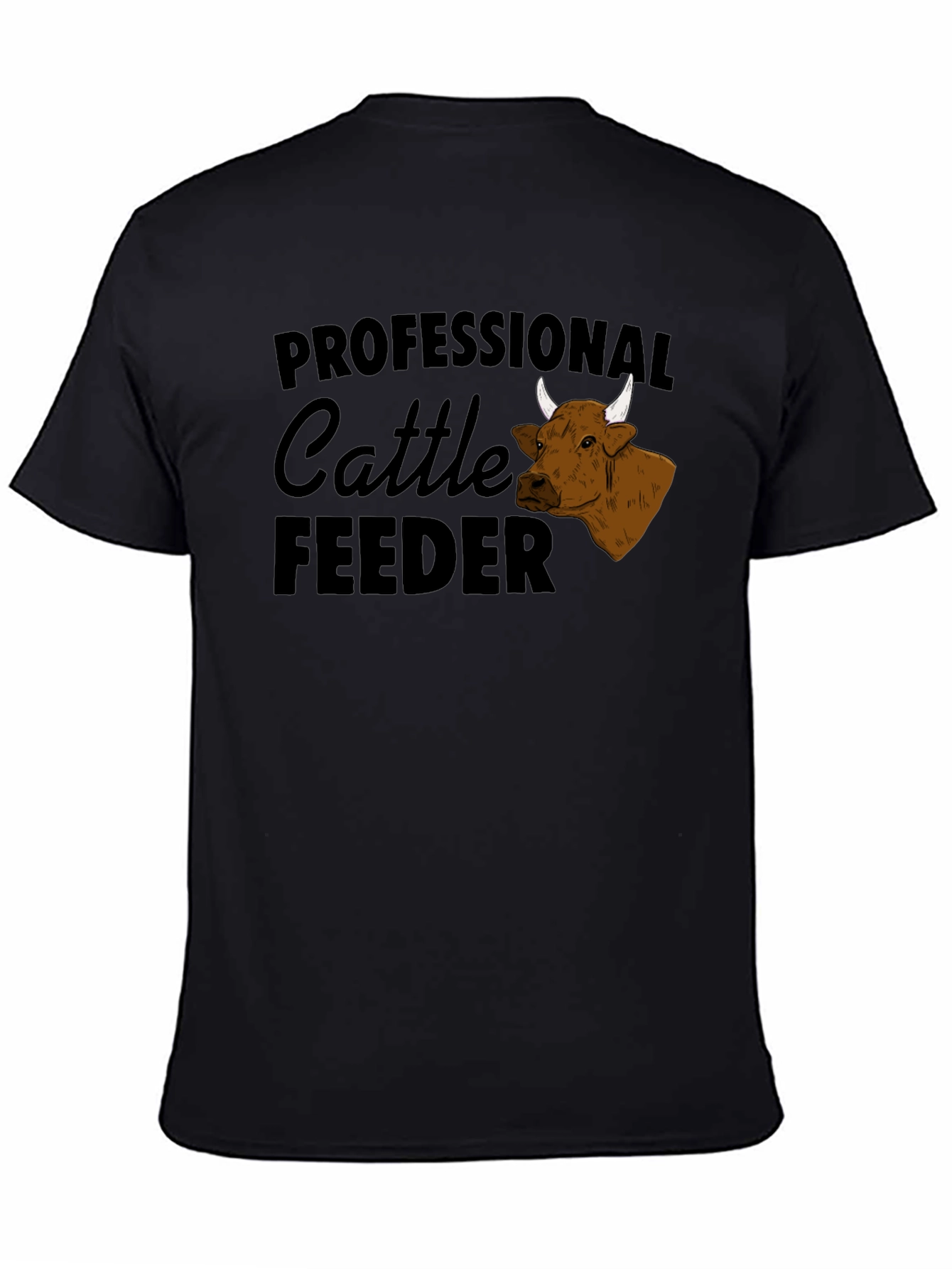 Professional Cattle Feeder Graphic T-Shirt