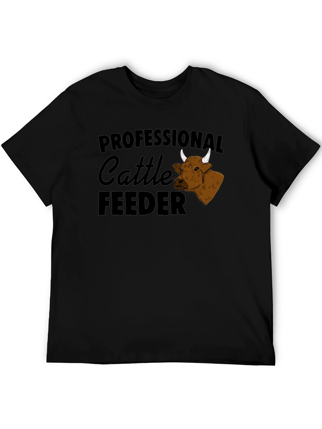 Professional Cattle Feeder Graphic T-Shirt
