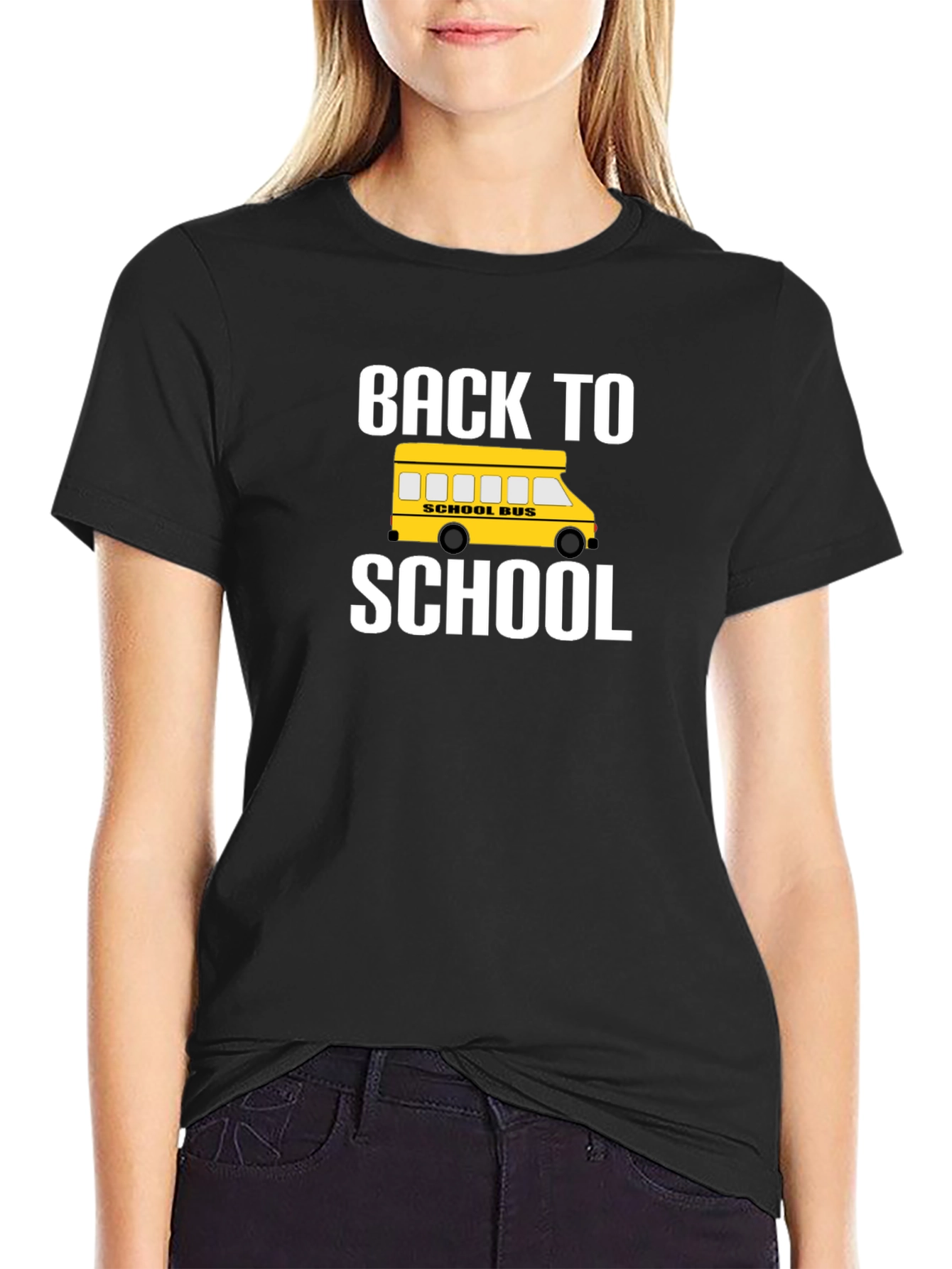 Back to School T-Shirt - School Bus Graphic Tee