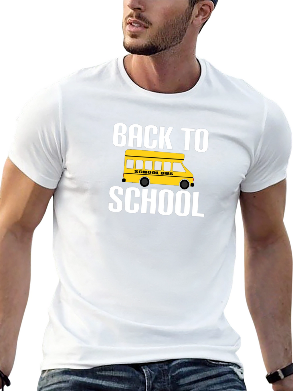 Back to School T-Shirt - School Bus Graphic Tee