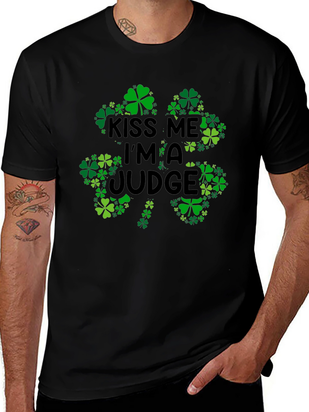 Kiss Me Im A Judge St. Patricks Day T-Shirt