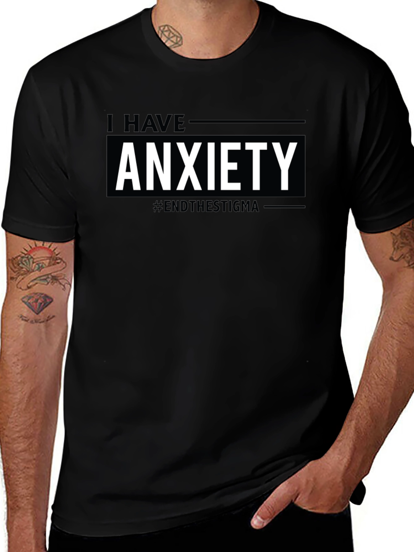 I Have Anxiety T-Shirt #EndTheStigma