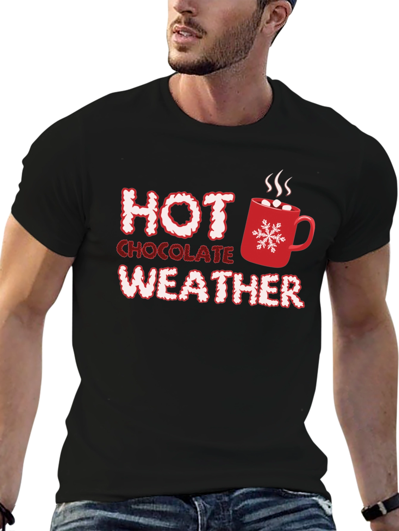 Hot Chocolate Weather T-Shirt - Holiday Season Comfort