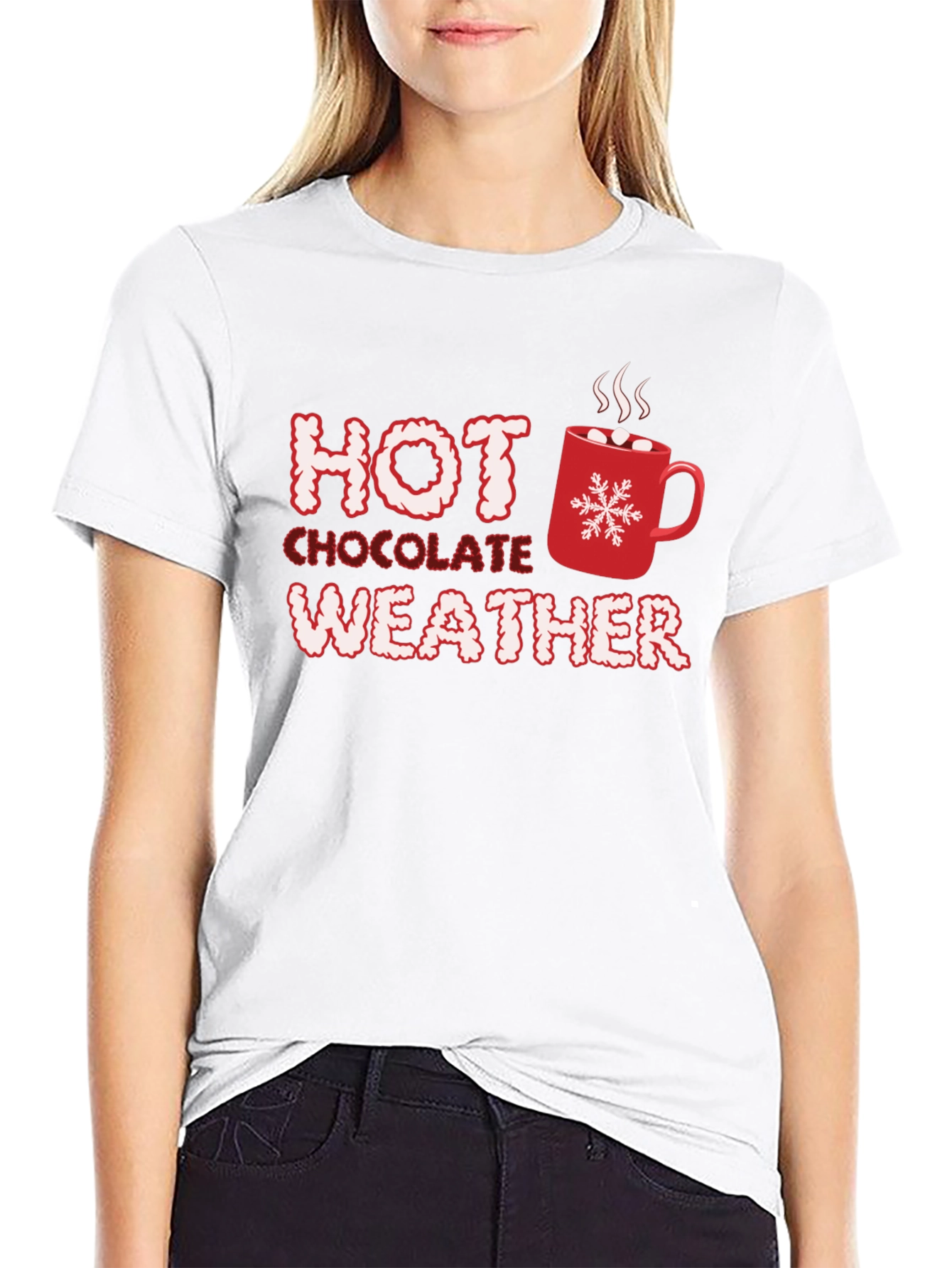 Hot Chocolate Weather T-Shirt - Holiday Season Comfort