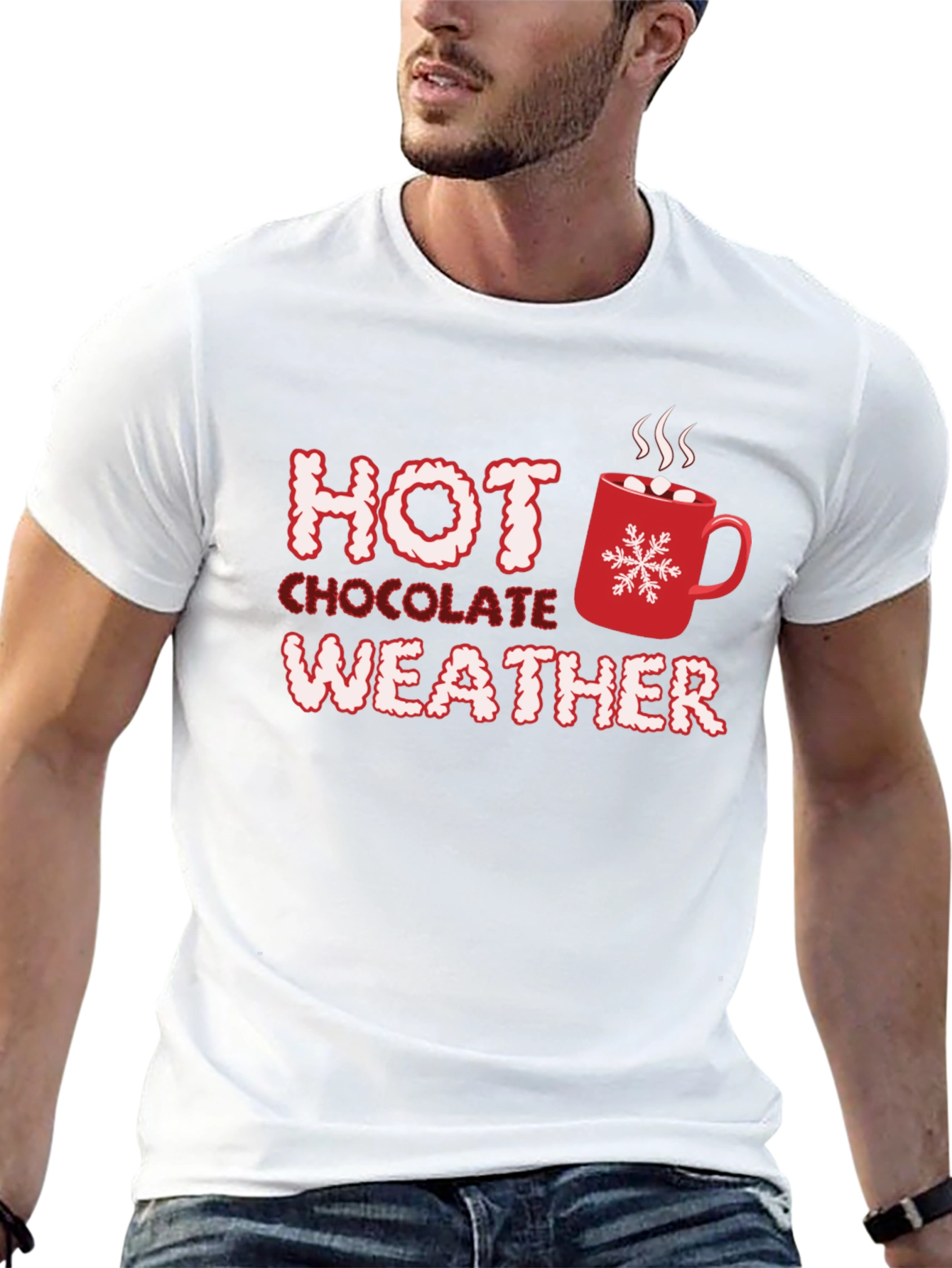 Hot Chocolate Weather T-Shirt - Holiday Season Comfort