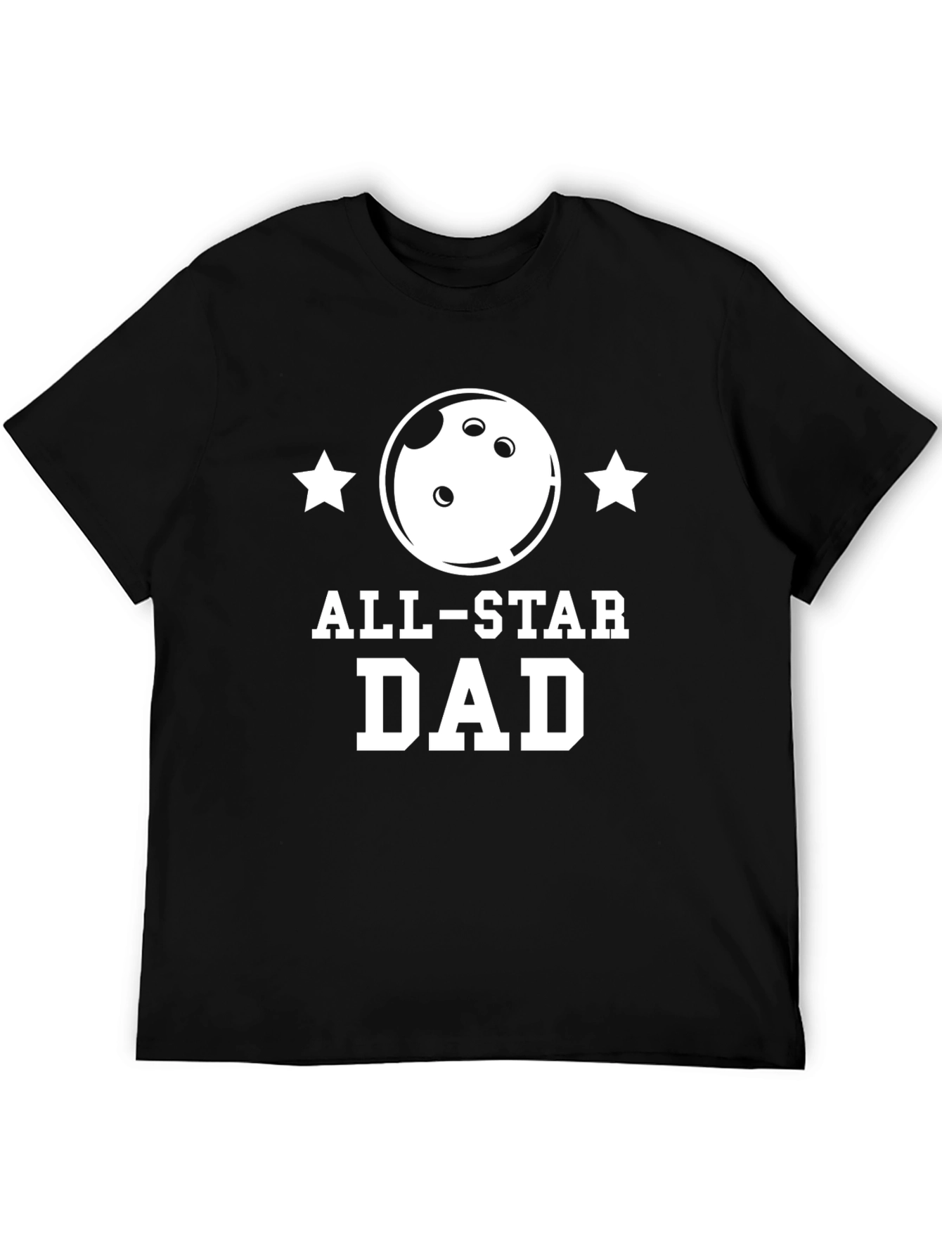 All-Star Dad Bowling T-Shirt - Black
