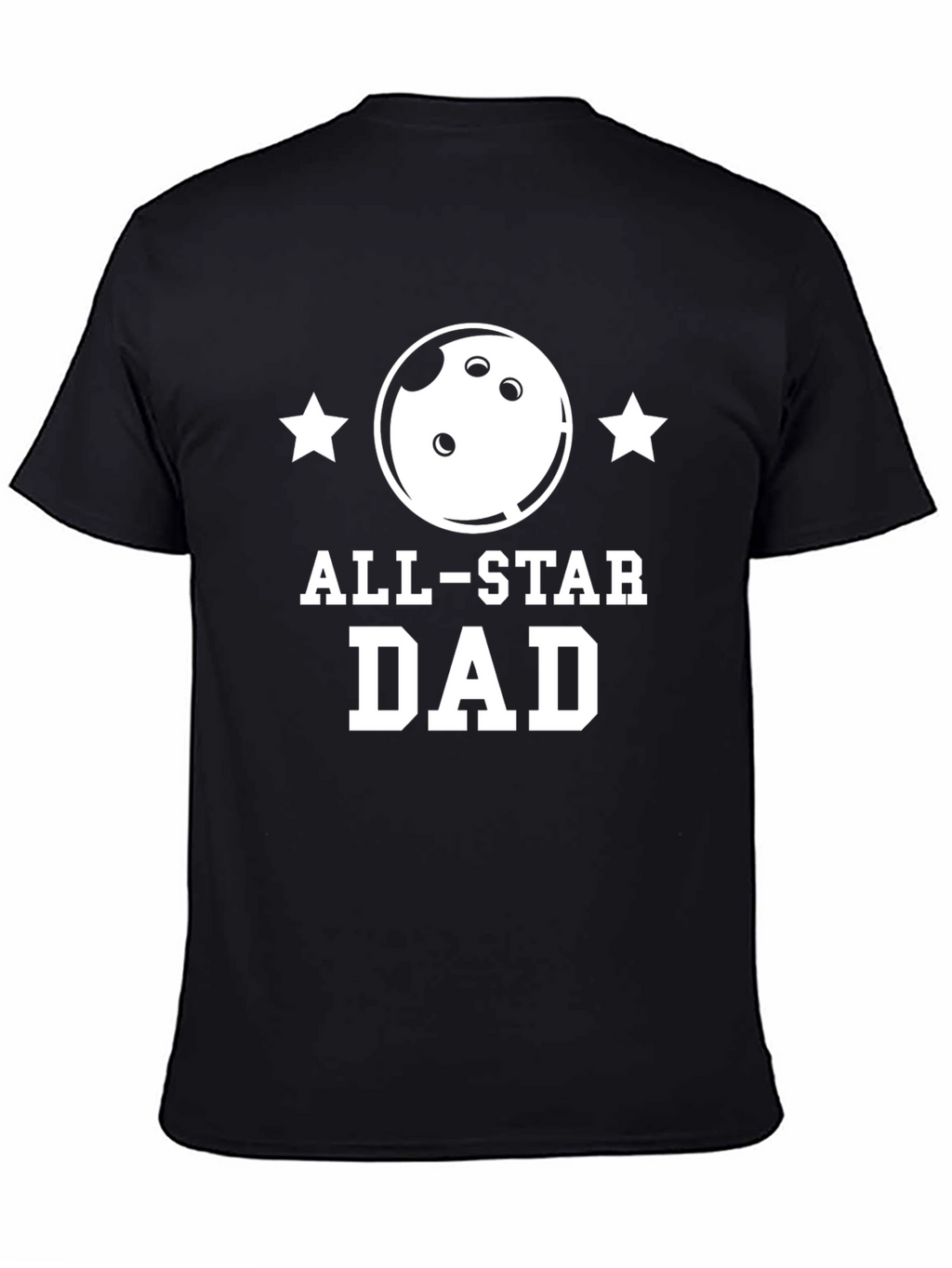 All-Star Dad Bowling T-Shirt - Black