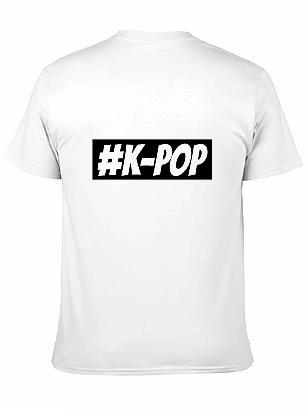 Stylish #K-POP Graphic T-Shirt