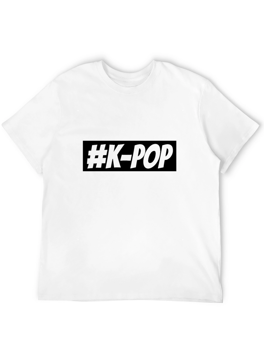 Stylish #K-POP Graphic T-Shirt