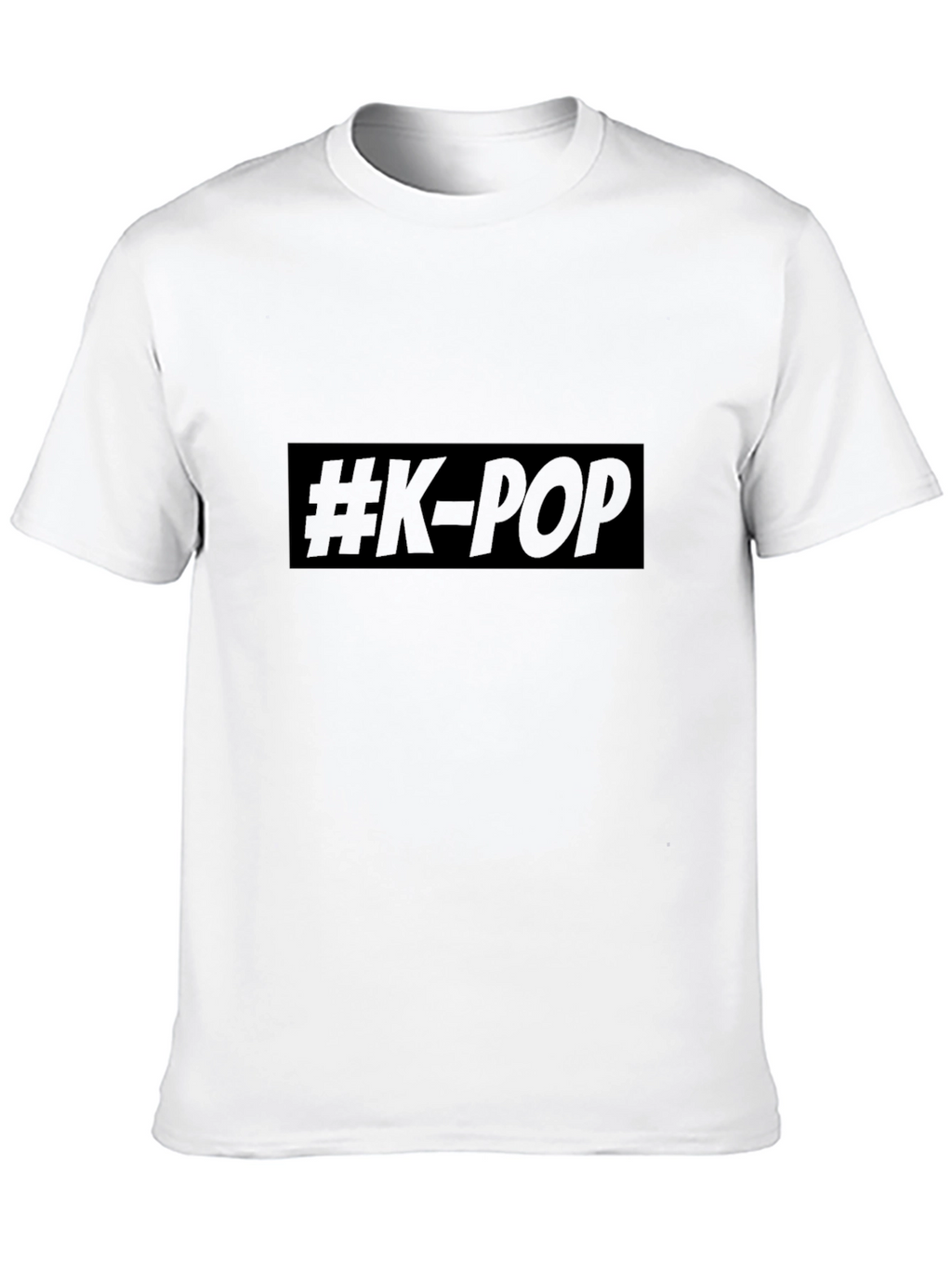 Stylish #K-POP Graphic T-Shirt