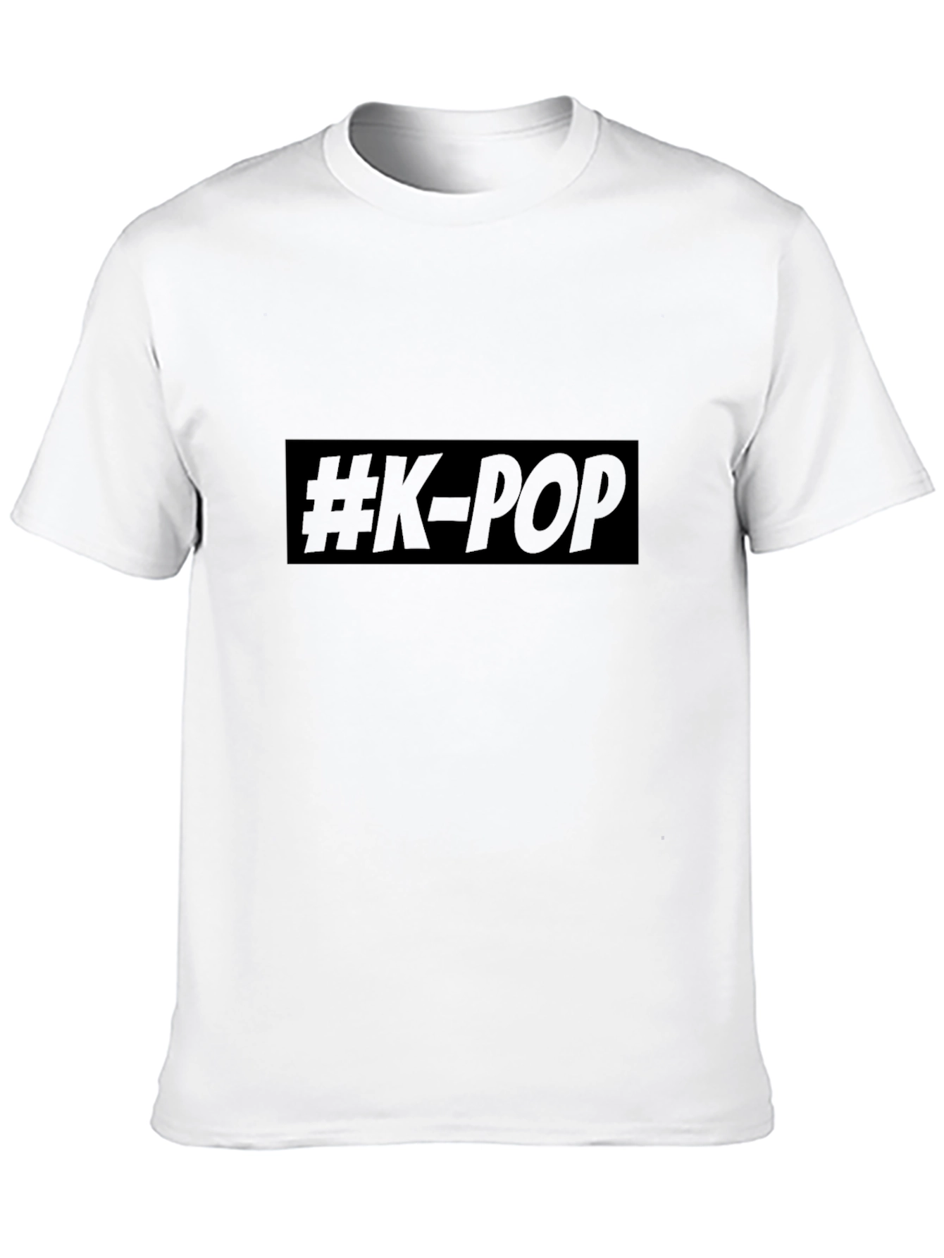 Stylish #K-POP Graphic T-Shirt