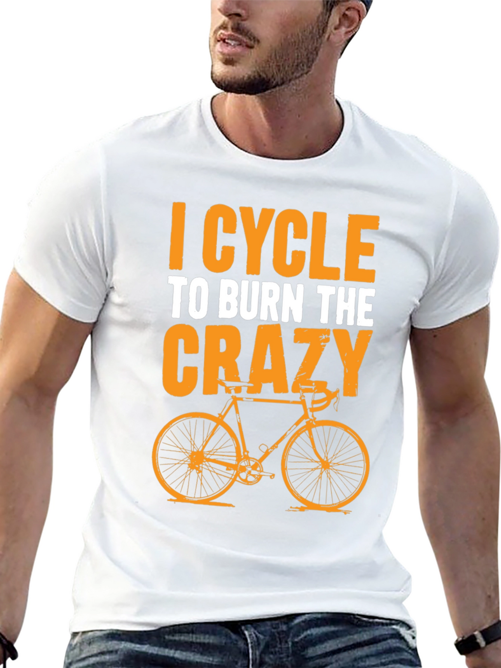 I Cycle to Burn the Crazy T-Shirt