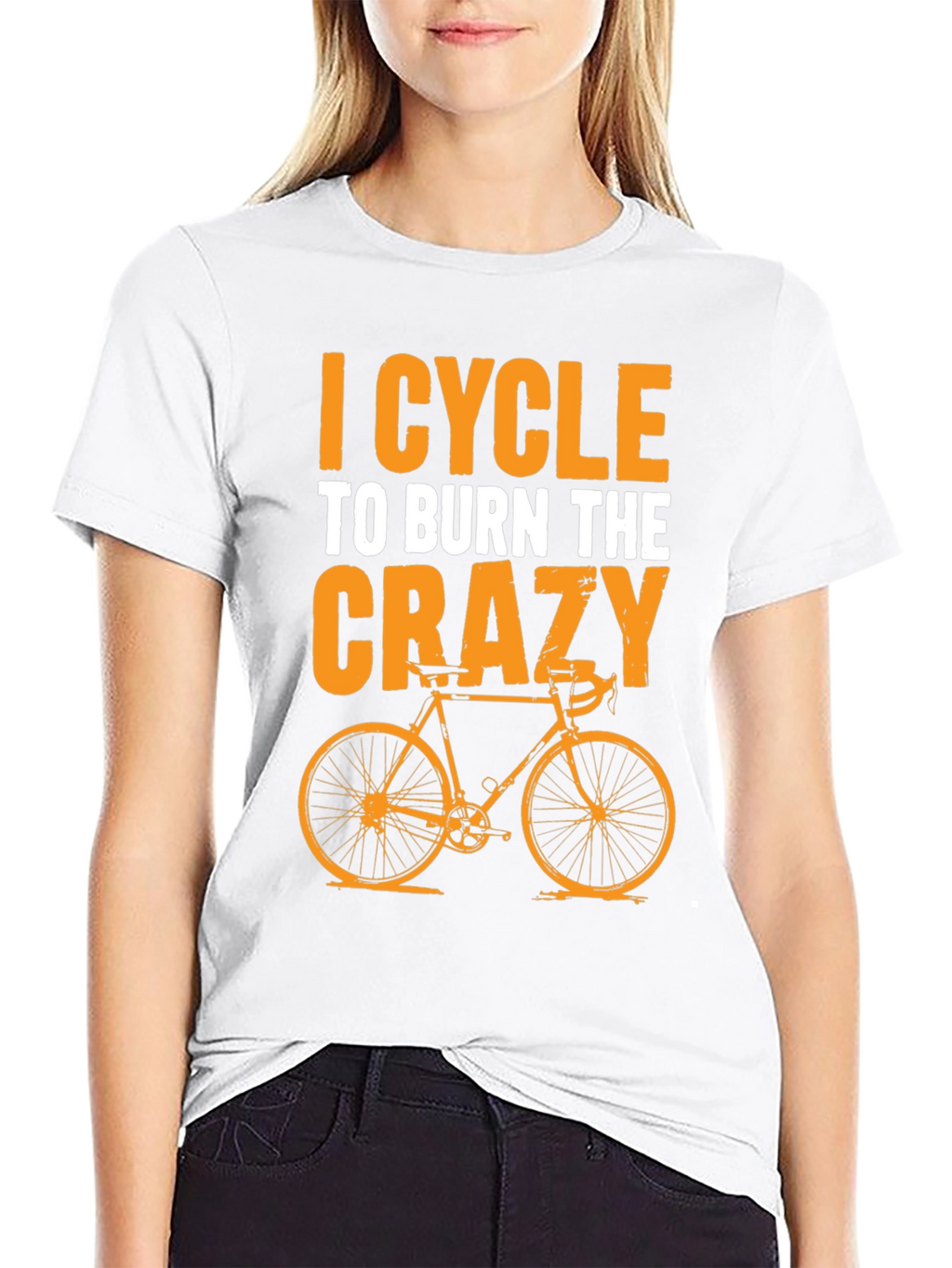 I Cycle to Burn the Crazy T-Shirt