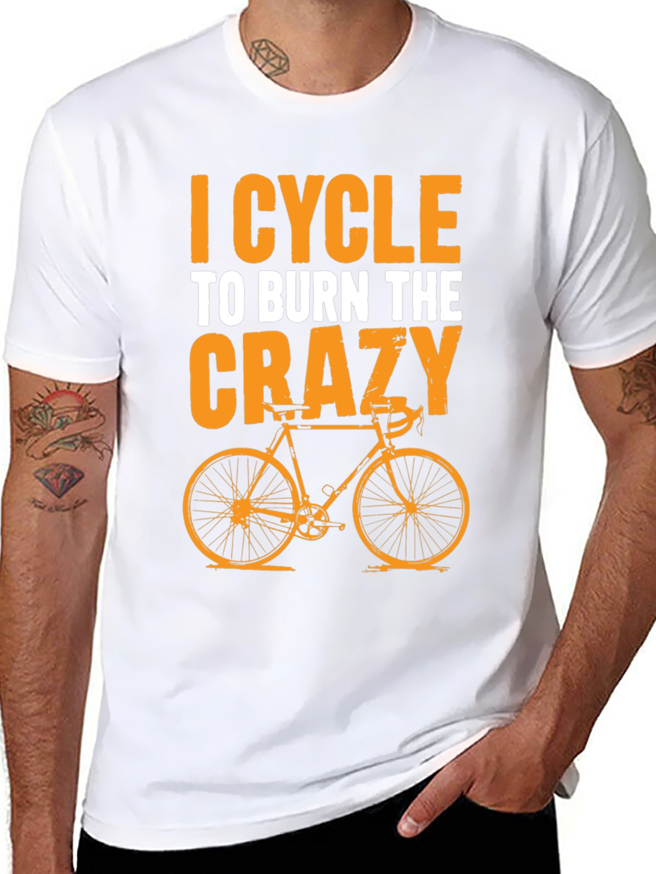 I Cycle to Burn the Crazy T-Shirt